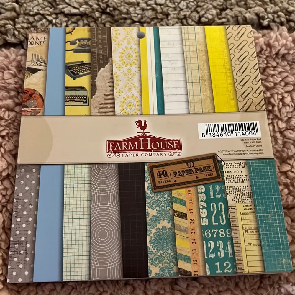 Farmhouse 6’ x 6’ Paper Pad